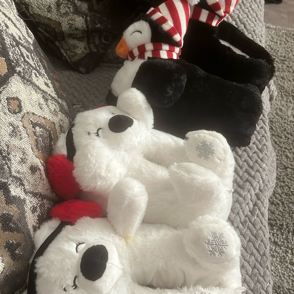 Cute slippers size small